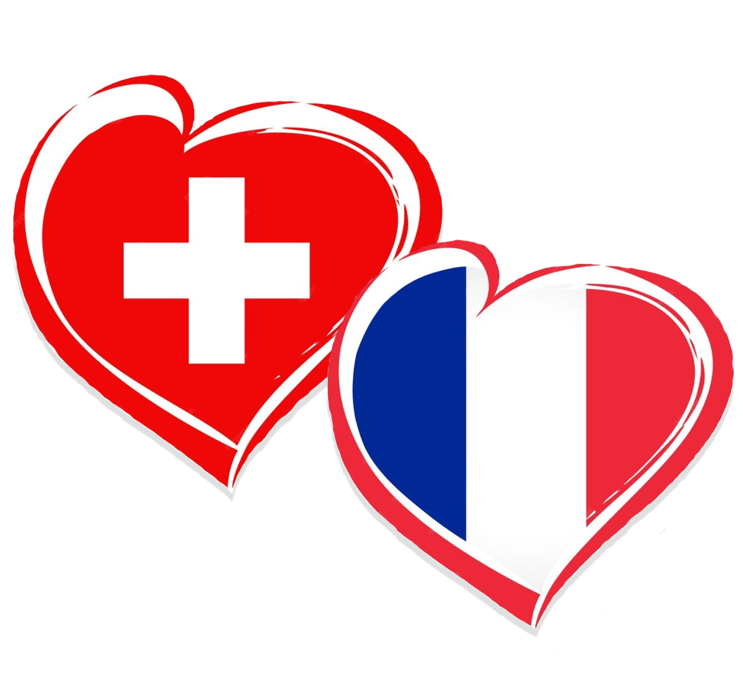 swiss-french-heart-friendship-symbol